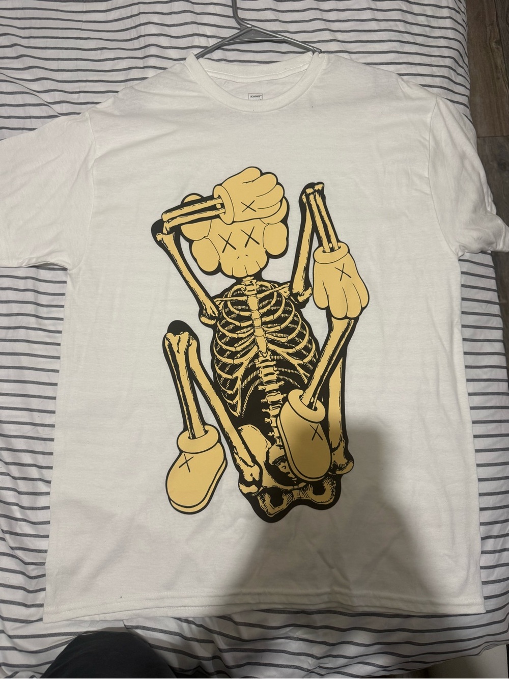 Kaws Skeleton New Fiction Tee
